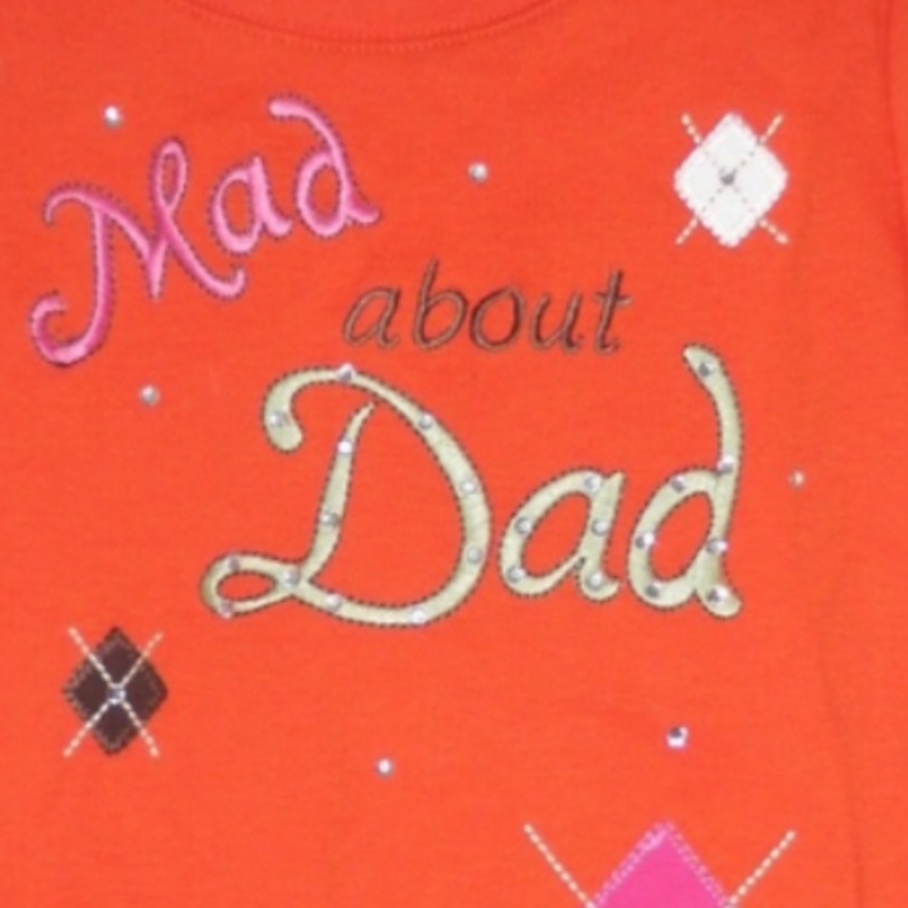 Gymboree Mad about Dad Long Sleeved Shirt Size 4 - Picture 2 of 2